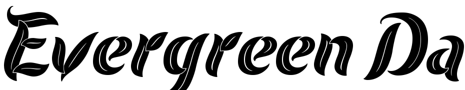 Evergreen Dawn cкачати шрифт безкоштовно